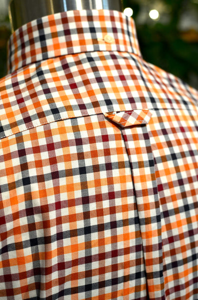 PTC SHIRTS (FW24) - DOUBLE GINGHAM (FALL ORANGE)