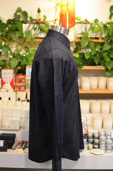 PTC SHIRTS (FW24) - WINDOWPANE (DEEP NAVY)