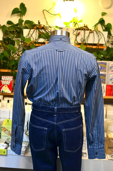 PTC STRIPES SHIRT - FLANNEL (BLUE/BROWN)