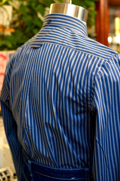 PTC STRIPES SHIRT - FLANNEL (BLUE/BROWN)