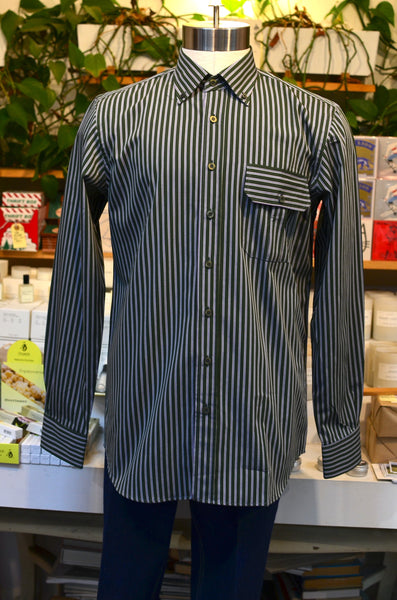 PTC STRIPES SHIRT - FLANNEL (GREEN/BURGUNDY)