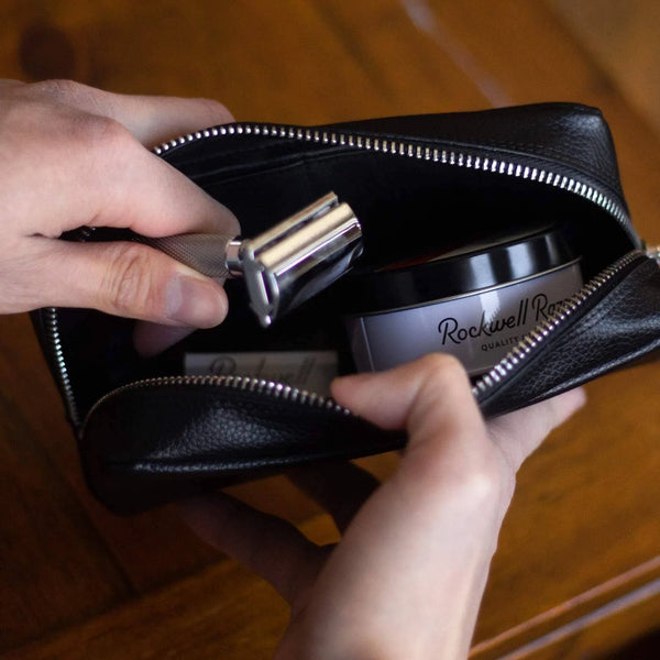 ROCKWELL - DOPP KIT (GENUINE LEATHER)