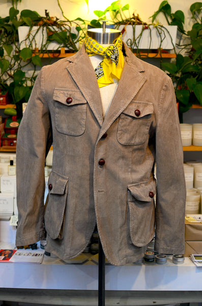 STEFANO VENEZIANI - CORDUROY SPORT JACKET (BEIGE)