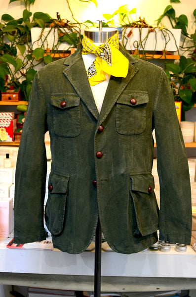 STEFANO VENEZIANI - CORDUROY SPORT JACKET (GREEN)