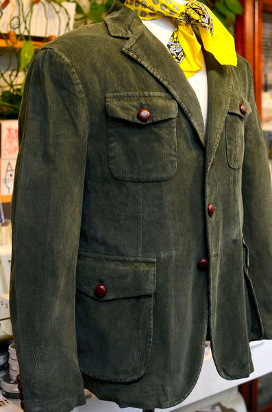 STEFANO VENEZIANI - CORDUROY SPORT JACKET (GREEN)