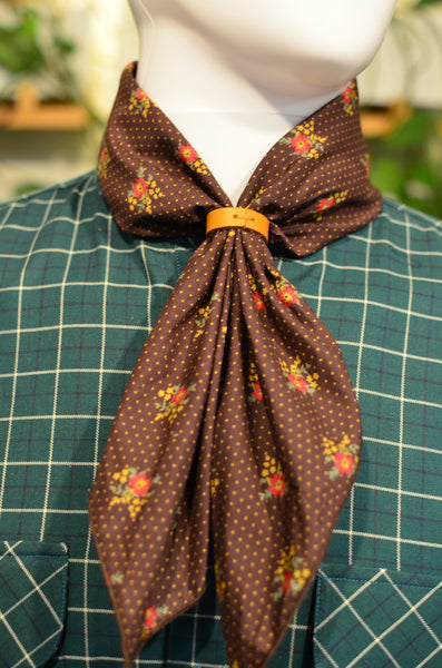 STEFANO VENEZIANI - BANDANA w/ LEATHER RING