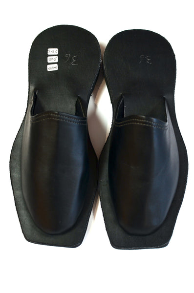 THE DROGBA MULE SHOES (UNISEX) BLACK (M)