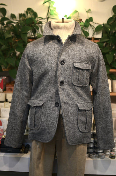 THE FLORENCE CLUB - CHORE JACKET (TWEED - GREY)