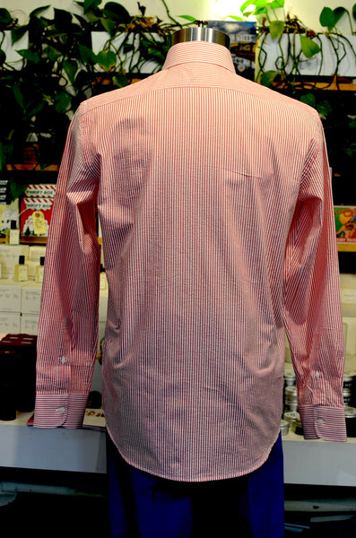 THE PTC DIMITRI SHIRT (SEERSUCKER - RED STRIPES)