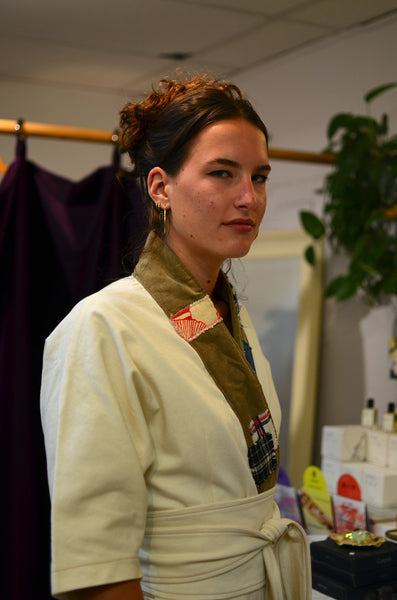 THE TOKYO JUMPSUIT (LUX) - NATURAL DENIM