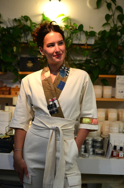 THE TOKYO JUMPSUIT (LUX) - NATURAL DENIM