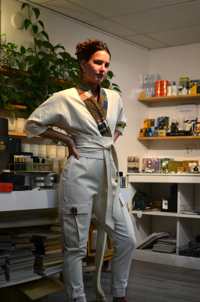THE TOKYO JUMPSUIT (LUX) - NATURAL DENIM