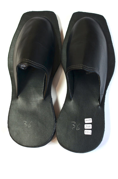 THE DROGBA MULE SHOES (UNISEX) BLACK (M)