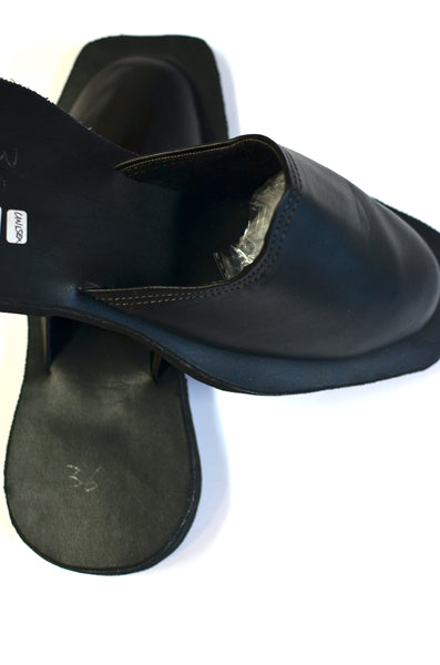 THE DROGBA MULE SHOES (UNISEX) BLACK (M)