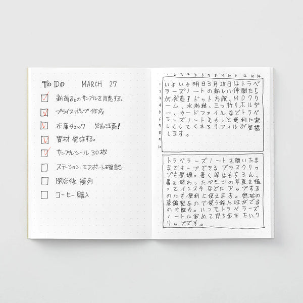 TRAVELER'S NOTEBOOK - PASSPORT SIZE (REFILL - DOT GRID - 014)