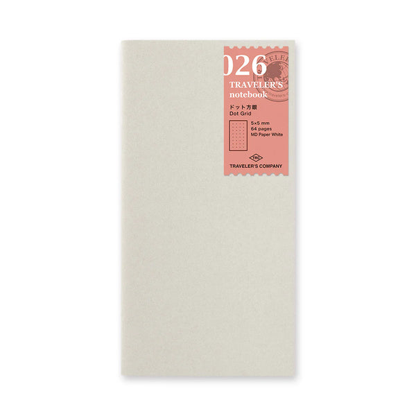 TRAVELER'S NOTEBOOK - REGULAR SIZE (REFILL - DOT GRID - 026)