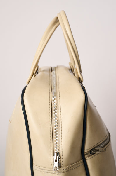 VINTAGE BAGS 1960s - OLYMPIQUE SOCCER LOGO - DUFFLE BAG