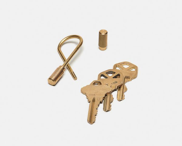 CRAIGHILL - CLOSED HELIX KEYRING (BRASS)