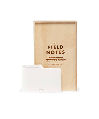 FIELD NOTES - ARCHIVAL WOODEN BOX – Portland Trading Co.