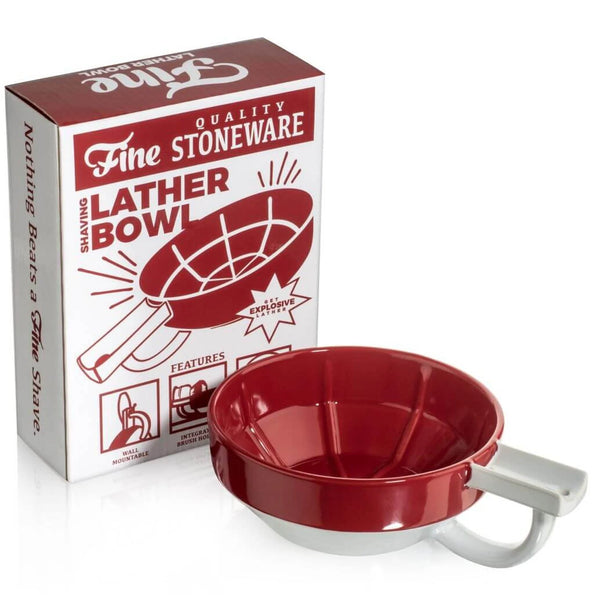 FINE QUALITY STONEWARE - SHAVING LATHER BOWL