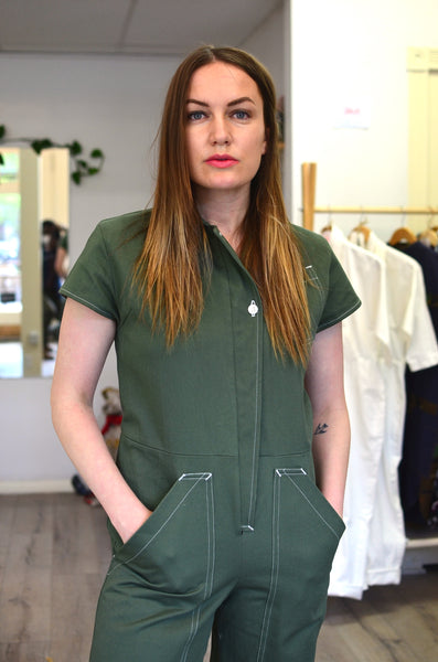 GABE JUMPSUIT - OLIVE