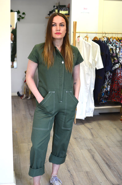 GABE JUMPSUIT - OLIVE