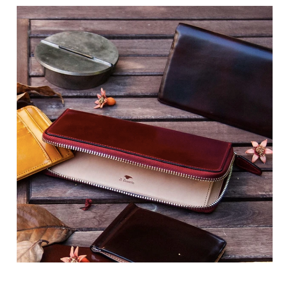 Square Zip Wallet by Il Bussetto – Il Bussetto Official