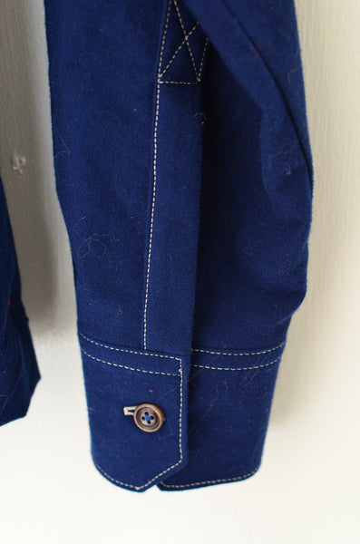FLANNEL SHIRT - NAVY