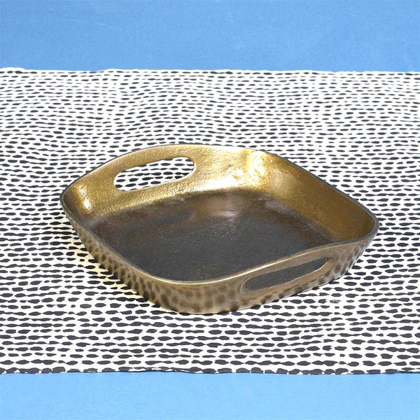 MACKENZIE SQUARE TRAY (BRASS)