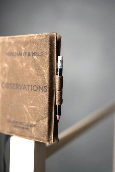 MERCHANT & MILLS - OBSERVATIONS NOTEBOOK (CANVAS OILSKIN)