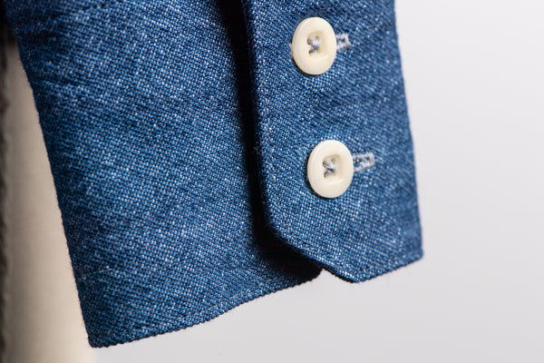 OLIVIA WORK SHIRT - DENIM BLUE