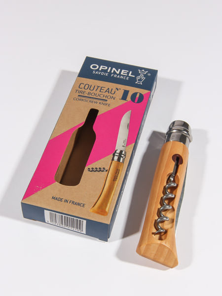 OPINEL No10 COCKSCREW FOLDING KNIFE
