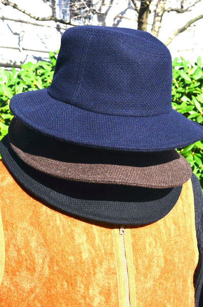 PHATEE WEAR - TRAVEL HAT (RECYCLED WOOL) (DEEP NAVY)