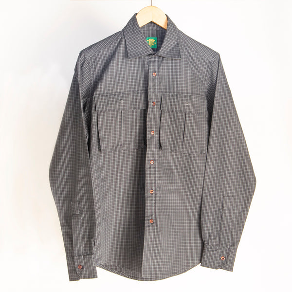 PTC CABIN SHIRT - GRAPH CHECK (NAVY)