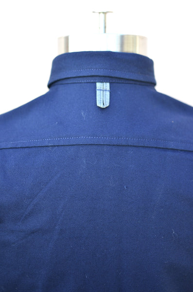 THE CLASSIC CANVAS SHIRT (NAVY)