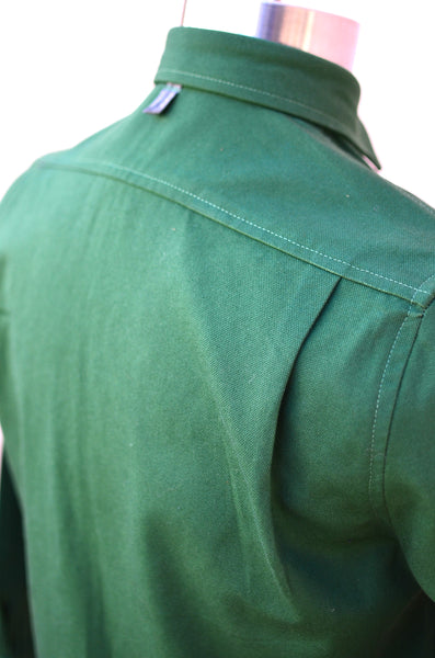 THE CLASSIC CANVAS SHIRT (GREEN)