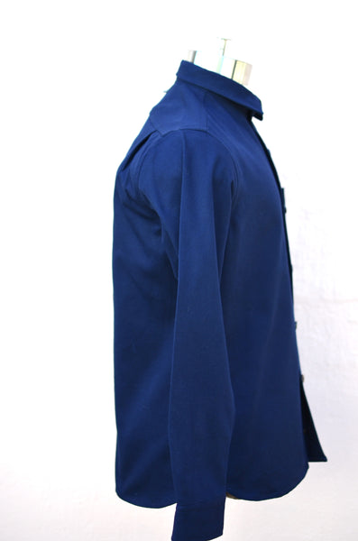 THE CLASSIC CANVAS SHIRT (NAVY)
