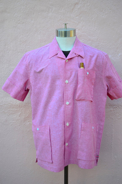 CUBANO SS SHIRT (OXFORD NANTUCKET RED)