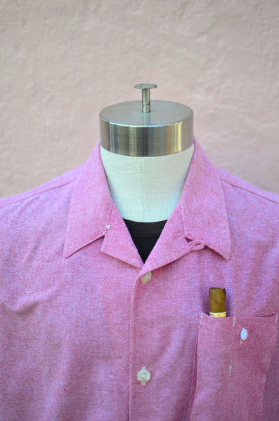 CUBANO SS SHIRT (OXFORD NANTUCKET RED)