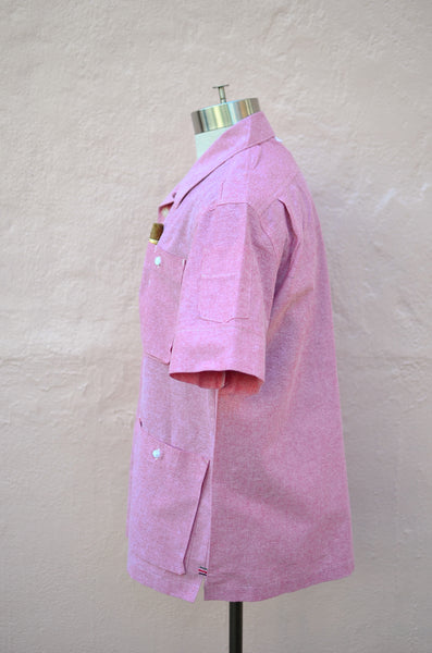 CUBANO SS SHIRT (OXFORD NANTUCKET RED)