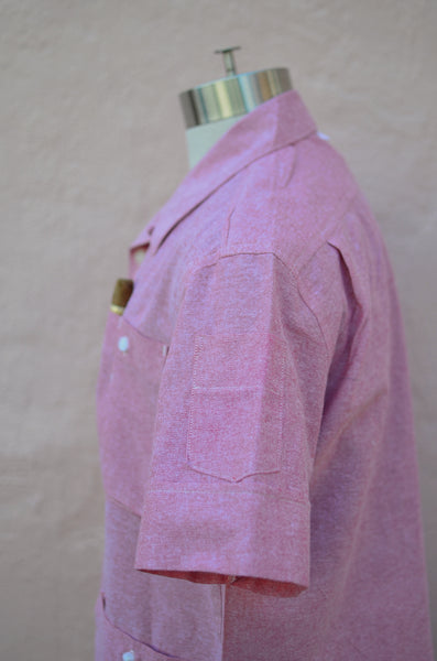 CUBANO SS SHIRT (OXFORD NANTUCKET RED)