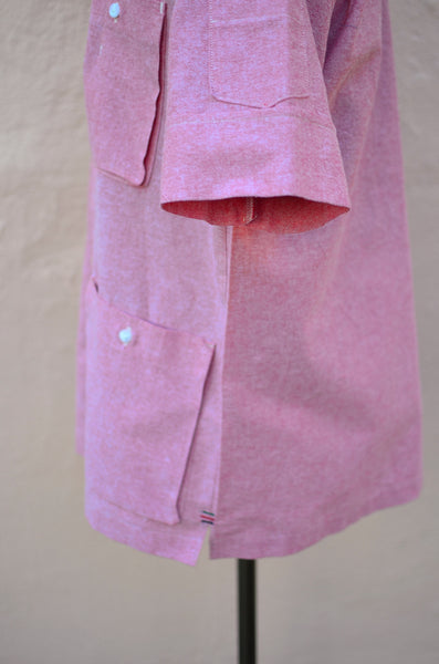 CUBANO SS SHIRT (OXFORD NANTUCKET RED)