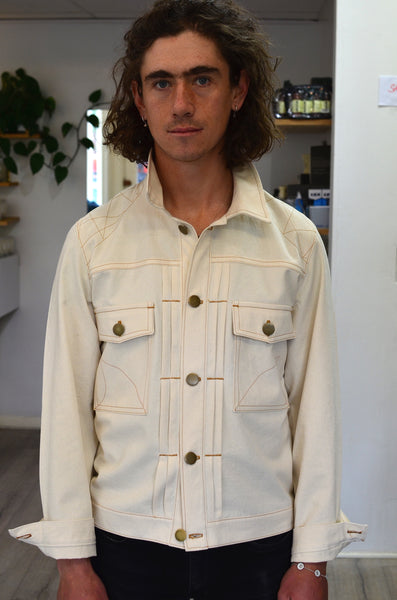 PTC TYPE 2 TRUCKER JACKET - NATURAL (COTTON TWILL)