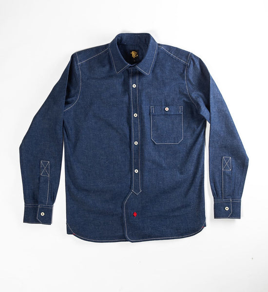 PTC OFFICER'S LOUNGE SHIRT - DEEP INDIGO DYE