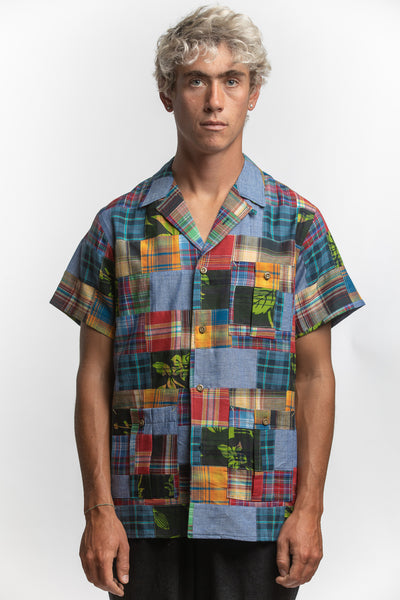 PTC - SCARAMANGER SS SHIRT (MADRAS) - NAVY