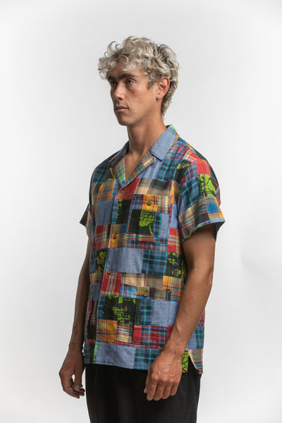 PTC - SCARAMANGER SS SHIRT (MADRAS) - NAVY