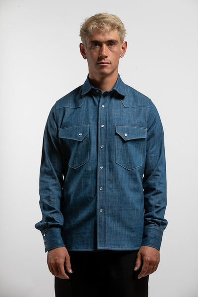 PTC WESTERN SHIRT - BLUE