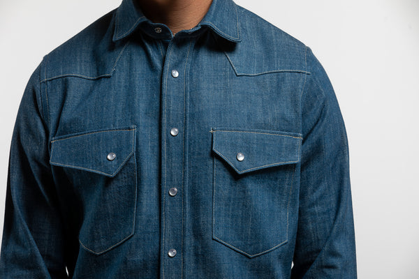 PTC WESTERN SHIRT - BLUE