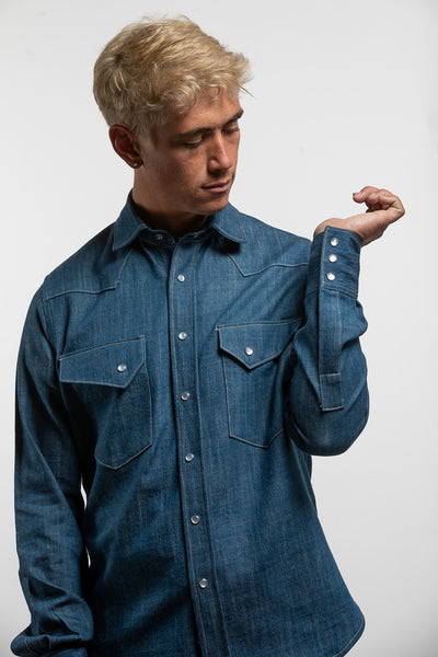 PTC WESTERN SHIRT - BLUE