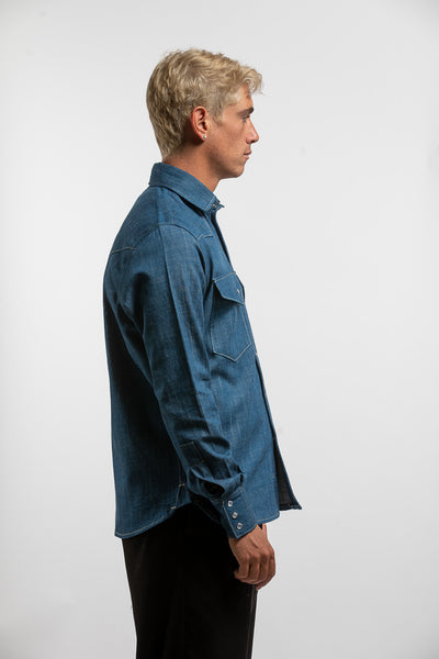 PTC WESTERN SHIRT - BLUE